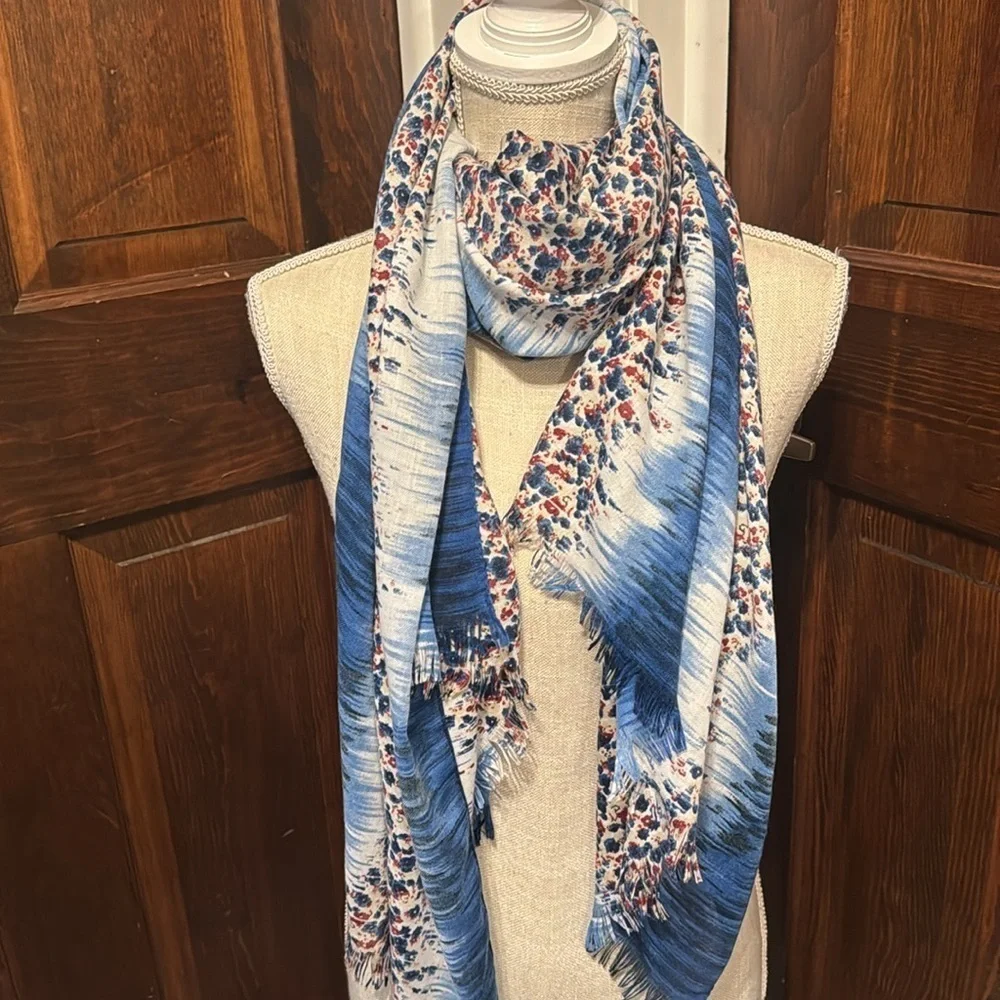 Masal Su Mixed Pattern Scarf / Wrap Made in Turkey